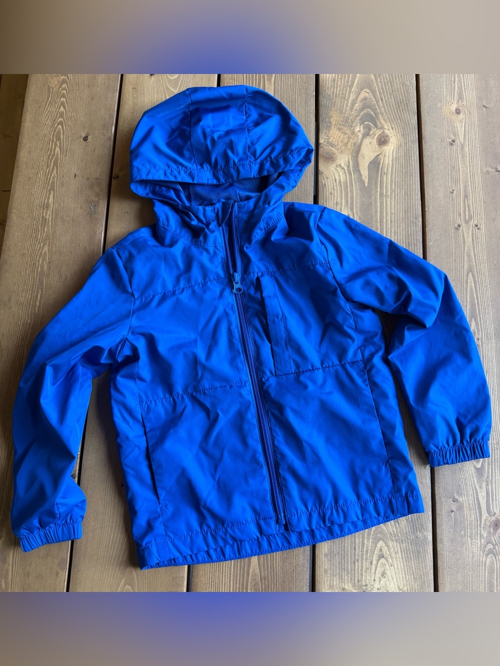 Gap Kids Lightweight Blue Hooded Jacket